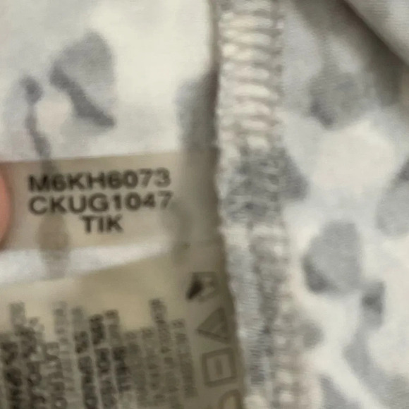 Calvin Klein Snow Leopard print Tunic Top with metal detail - Picture 6 of 10